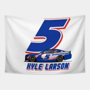 Kyle Larson 5 Champion Tapestry