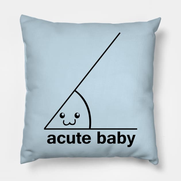 Acute Baby Pillow by SillyShirts