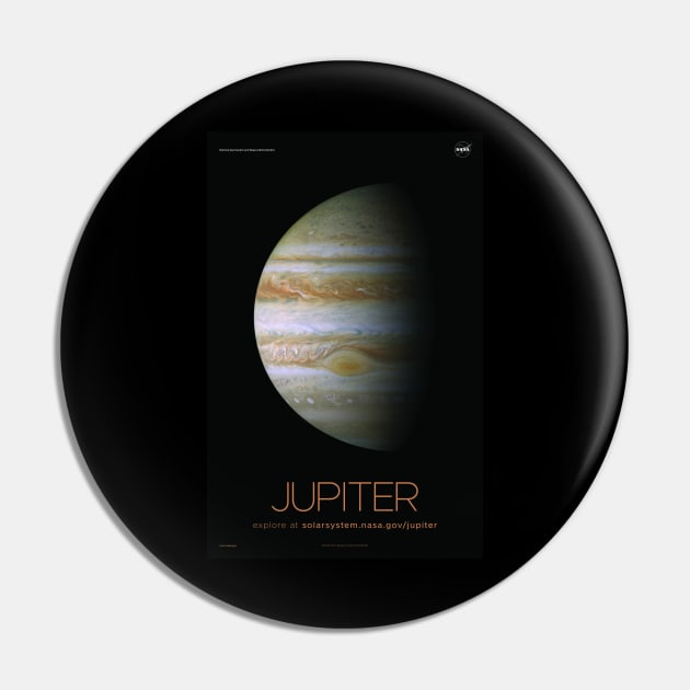 Jupiter The King, 5th &amp; Largest | Solar System & Beyond Pin by rocketshipretro