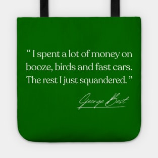 George Best Quote Gift Tote