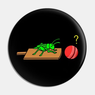 Cute cricket Pin