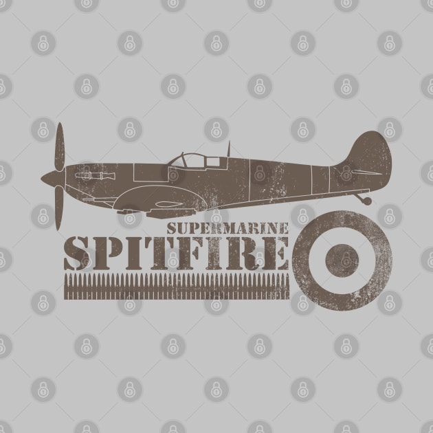 RAF Spitfire Battle of Britain (distressed) by TCP