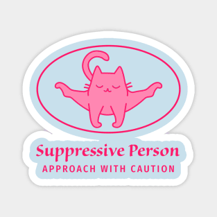 Suppressive Person Sciencetology Cat Magnet