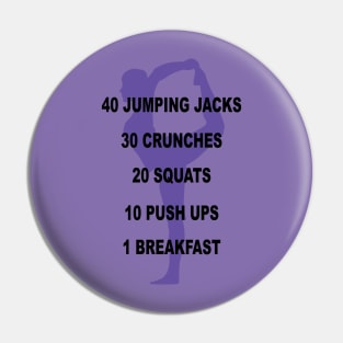 Fitness motivation - Go to the Gym Pin