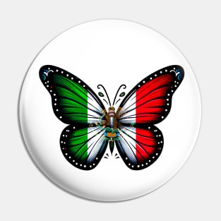 Mexican Independence Day Butterfly Mexico Women Girls Kids Pin