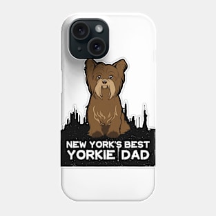 New York Best Yorkie Dad Phone Case