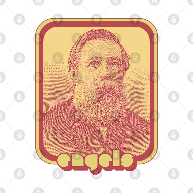 Friedrich Engels // Retro Aesthetic Fan Art Design by DankFutura