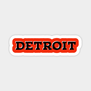 Detroit Red Magnet