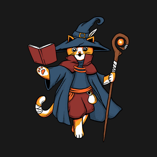 The Wizard Cat by nemesistrator