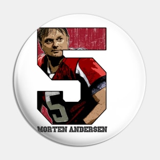 Morten Andersen Atlanta Game Pin