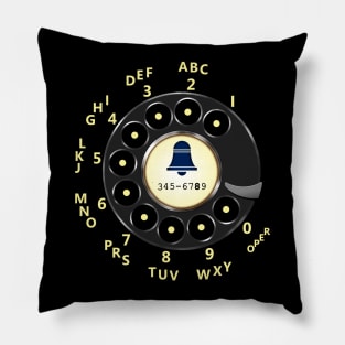 Retro Rotary Dial Pillow