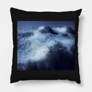 Macro winter landscape Pillow
