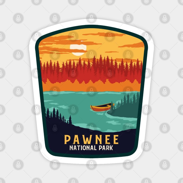 Pawnee National Park Magnet by Priyanka Tyagi