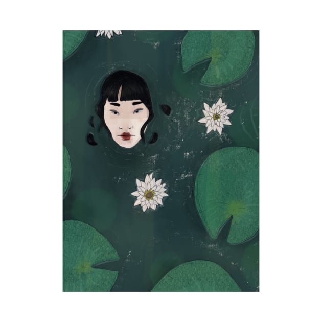 Lotus by danielmacleodillustration