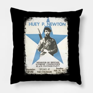 Huey Newton 1971 Poster Pillow