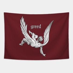 Icarus Greed Tapestry