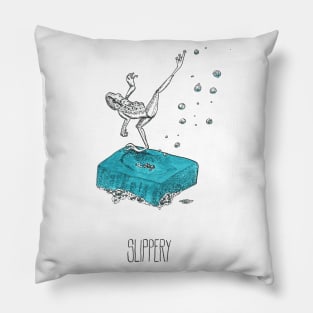 The soap and the frog Pillow