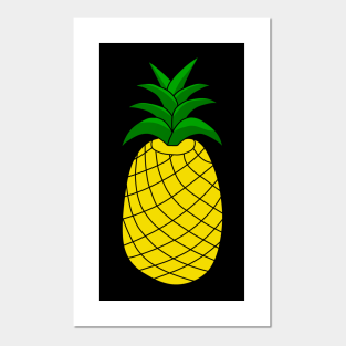 tropical pineapple posters and art prints teepublic teepublic