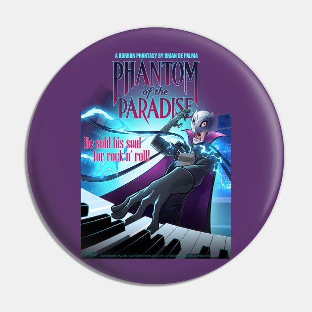 Phantom of the Paradise Pin by markpaulik