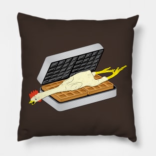 Rubber Chicken & Waffles Pillow