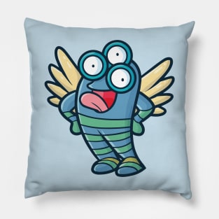 Blue Monster Pillow