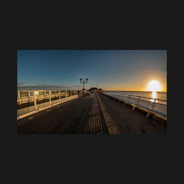 Fisheye view captured on Cromer pier at sunrise by yackers1