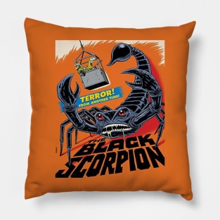 MST3K Mystery Science Promotional Artwork - The Black Scorpion Pillow