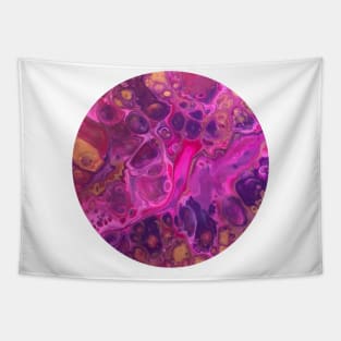 Pink Passion / Acrylic Pouring Tapestry