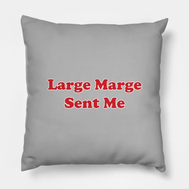 Large Marge Sent Me Pillow by Brightfeather