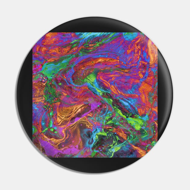 Psychedelic Cosmo Nightmare Glitch Pin by Tobe_Fonseca