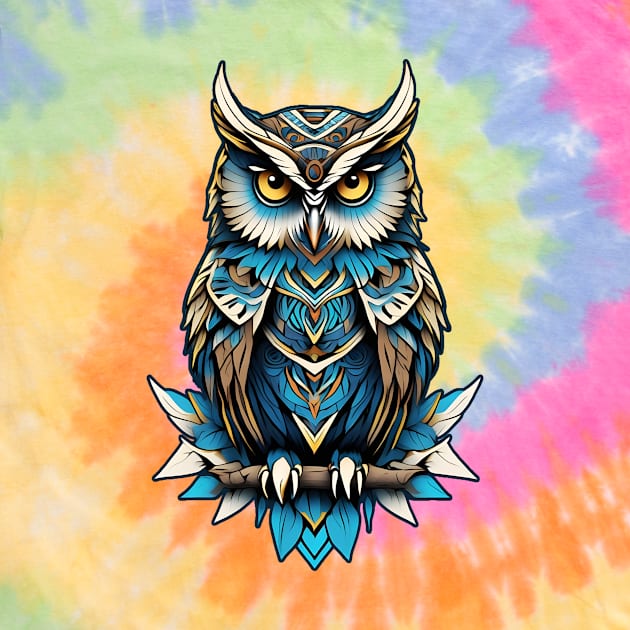 Blue Owl by Whole Lotta Pixels