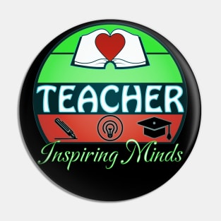 Teacher Inspiring Minds Pin