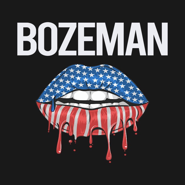 USA Flag Lips Bozeman by rosenbaumquinton52