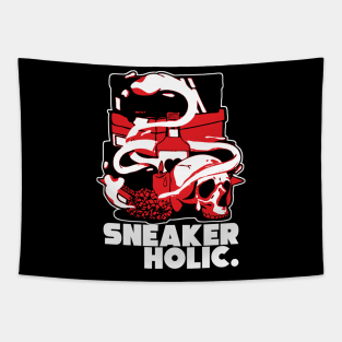 Sneaker Holic White Infrared Retro Sneaker Tapestry