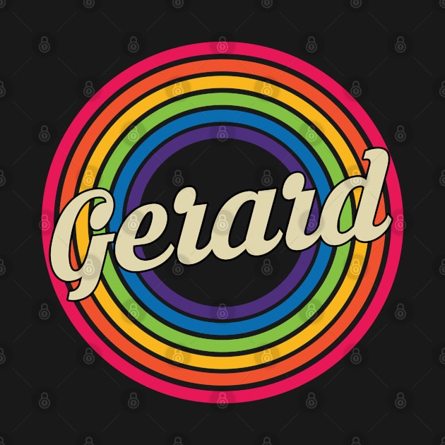 Gerard - Retro Rainbow Style by MaydenArt