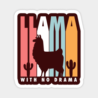 LLAMA NO DRAMA Magnet