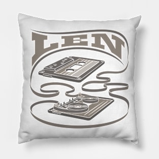 Len Exposed Cassette Pillow