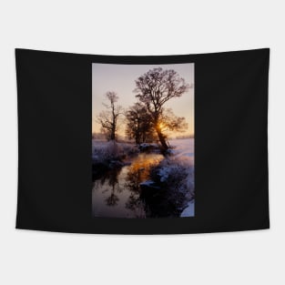 River Brett sunrise Tapestry