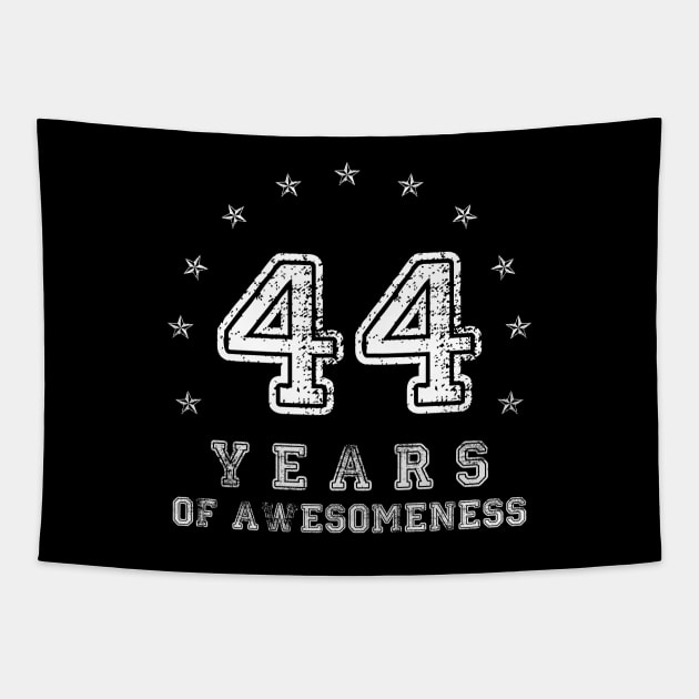 Vintage 44 years of awesomeness Tapestry by opippi