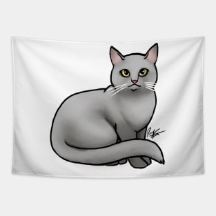 Cat - British Shorthair - Gray Tapestry