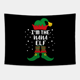 I'm The Nana Elf Family Christmas Tapestry