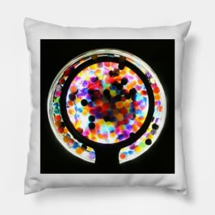 Rainbow Orbs Pillow