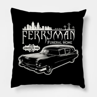 Ferryman's Funeral Home WKRP in Cincinnati Advertisement Pillow