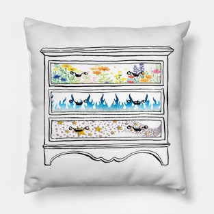 ACOTAR Archeron Sisters Minimalist Drawers Pillow