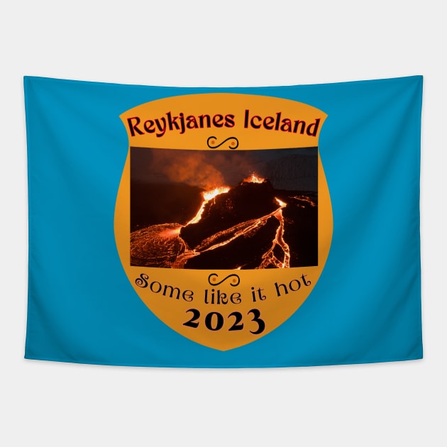 Reykjanes Iceland Some Like It Hot Hoodie Tapestry by SailorsDelight