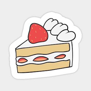 Dessert - Strawberry Cake Magnet