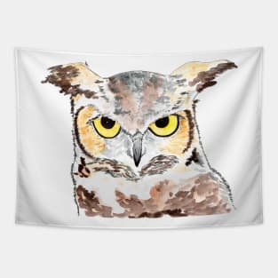 Owl - night owls with sharp eyes and ears Tapestry
