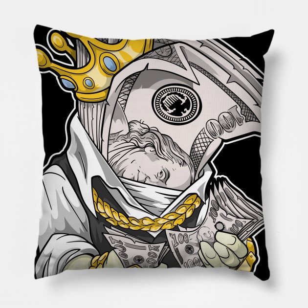 KING MONEY Pillow by Wagum Std