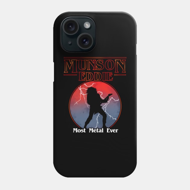 Munson Most Metal Ever Phone Case by SunsetSurf