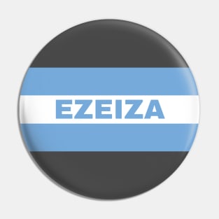 Ezeiza City in Argentina Flag Pin